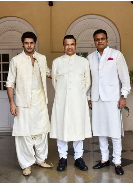 Abhimanyu Dasani with his Father and Grand Father