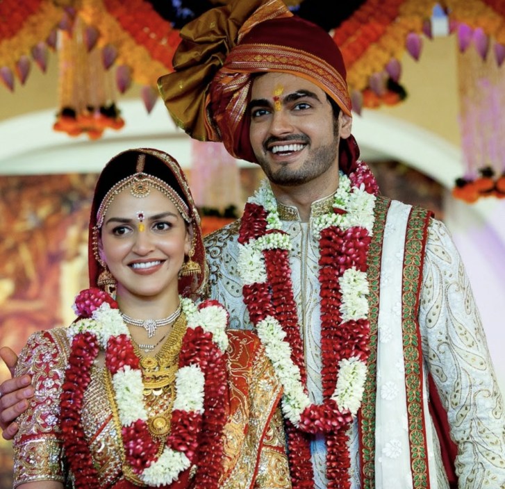 Esha Deol and Bharat Takhtani wedding pic